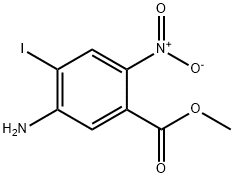 Benzoic acid, 5-amino-4-iodo-2-nitro-, methyl ester Struktur