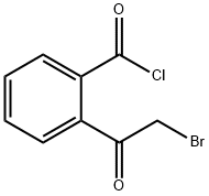 2-(2-BROMOACETYL)BENZOYL CHLORIDE Struktur