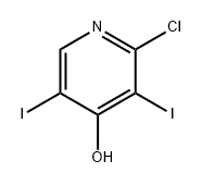 4-Pyridinol, 2-chloro-3,5-diiodo- Struktur