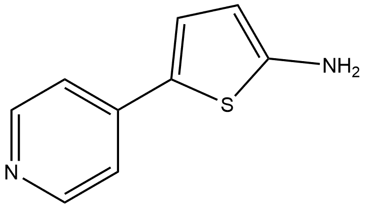 2-Thiophenamine, 5-(4-pyridinyl)- Struktur