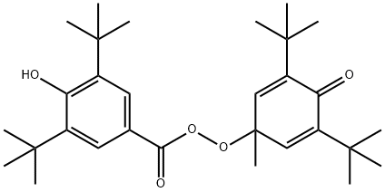 Benzenecarboperoxoic acid, 3,5-bis(1,1-dimethylethyl)-4-hydroxy-, 3,5-bis(1,1-dimethylethyl)-1-methyl-4-oxo-2,5-cyclohexadien-1-yl ester