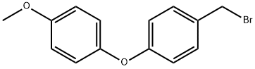 JR-13608, 1-(4-Methoxyphenoxy)-4-(bromomethyl)benzene Struktur