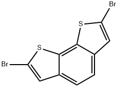 2,7-Dibromobenzo[1,2-b:6,5-b']dithiophene Struktur