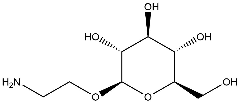 β-D-Glucopyranoside, 2-aminoethyl Struktur