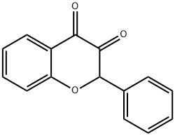 2-Phenylchroman-3,4-dione Struktur