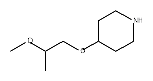 Piperidine, 4-(2-methoxypropoxy)- Struktur