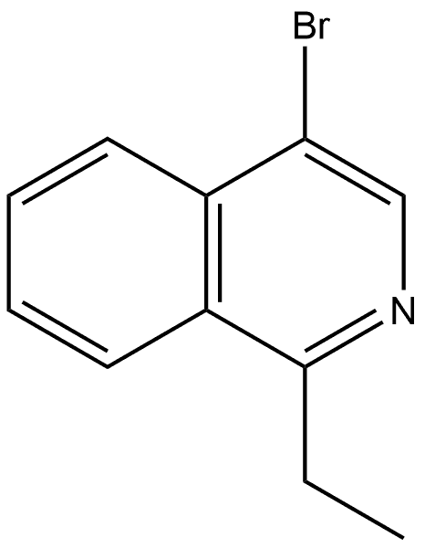 Isoquinoline, 4-bromo-1-ethyl- Struktur