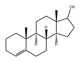 Androst-4-en-17β-ol Struktur