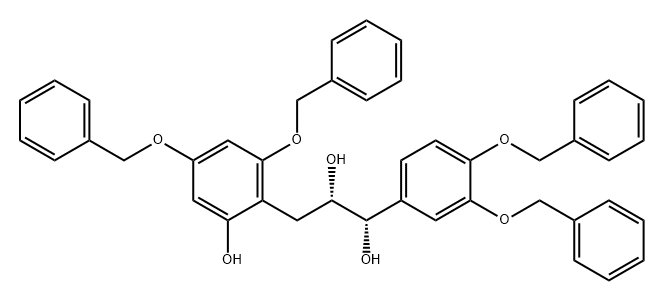 1,2-Propanediol, 1-[3,4-bis(phenylmethoxy)phenyl]-3-[2-hydroxy-4,6-bis(phenylmethoxy)phenyl]-, (1S,2S)-