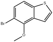 Benzo[b]thiophene, 5-bromo-4-methoxy- Struktur