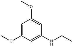 Benzenamine, N-ethyl-3,5-dimethoxy- Struktur