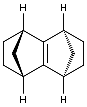 (1β,3α,6α,8β)-Tetracyclo[6.2.1.13,6.02,7]dodeca-2(7)-ene Struktur