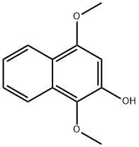 2-Naphthalenol, 1,4-dimethoxy- Struktur