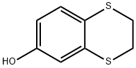 1,4-Benzodithiin-6-ol, 2,3-dihydro- Struktur