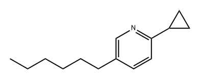 Pyridine, 2-cyclopropyl-5-hexyl-