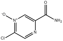 5-chloro-2-Pyrazinecarboxamide 4-oxide Struktur