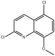 2,5-dichloro-8-methoxyquinoline Struktur