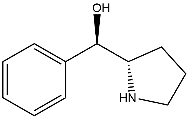 2-Pyrrolidinemethanol, α-phenyl-, (αR,2S)- Struktur