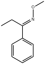 1-Propanone, 1-phenyl-, O-methyloxime, (1E)- Struktur