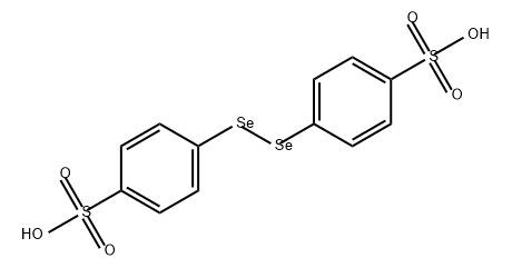 Benzenesulfonic acid, 4,4'-diselenobis- (9CI) Struktur