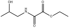 Acetic acid, 2-[(2-hydroxypropyl)amino]-2-oxo-, ethyl ester Struktur