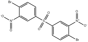 Benzene, 1,1'-sulfonylbis[4-bromo-3-nitro- Struktur