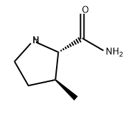 2-Pyrrolidinecarboxamide, 3-methyl-, (2S,3S)- Struktur