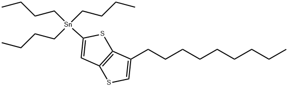 Stannane, tributyl(6-nonylthieno[3,2-b]thien-2-yl)- Struktur