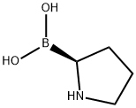 Boronic acid, (2S)-2-pyrrolidinyl- (9CI) Struktur