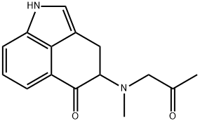 Benz[cd]indol-5(1H)-one, 3,4-dihydro-4-[methyl(2-oxopropyl)amino]-