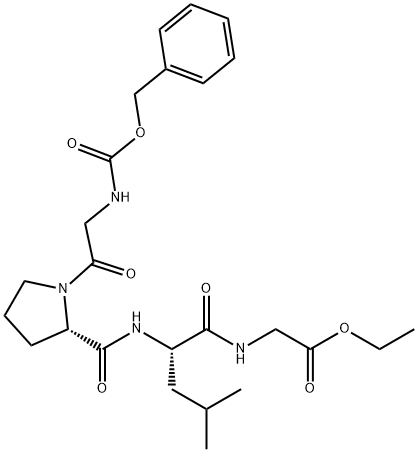 Glycine, N-[N-[1-[N-[(phenylmethoxy)carbonyl]glycyl]-L-prolyl]-L-leucyl]-, ethyl ester (9CI)