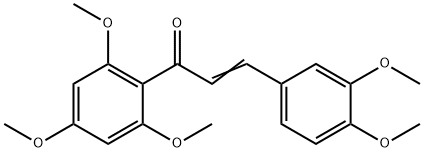 2-Propen-1-one, 3-(3,4-dimethoxyphenyl)-1-(2,4,6-trimethoxyphenyl)-