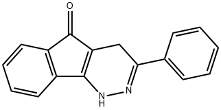 5H-Indeno[1,2-c]pyridazin-5-one, 1,4-dihydro-3-phenyl- Struktur