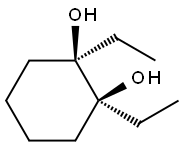 1,2-Cyclohexanediol, 1,2-diethyl-, cis- (8CI) Struktur