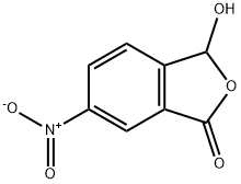 1(3H)-Isobenzofuranone, 3-hydroxy-6-nitro- Struktur