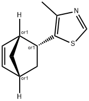 Thiazole, 5-(1R,2R,4R)-bicyclo[2.2.1]hept-5-en-2-yl-4-methyl-, rel- (9CI) Struktur