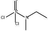 Phosphoramidic dichloride, N-ethyl-N-methyl- Struktur