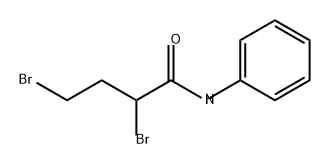 Butanamide, 2,4-dibromo-N-phenyl- Struktur