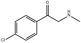 Ethanone, 1-(4-chlorophenyl)-2-(methylamino)- Struktur