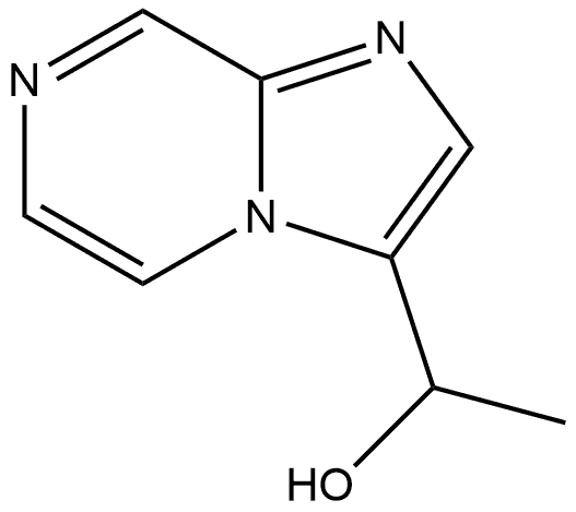 Imidazo[1,2-a]pyrazine-3-methanol, α-methyl- Struktur