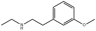 Benzeneethanamine, N-ethyl-3-methoxy- Struktur