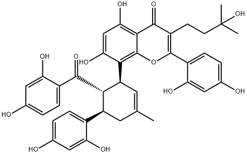 Moracenin D Struktur