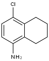 1-Naphthalenamine, 4-chloro-5,6,7,8-tetrahydro- Struktur