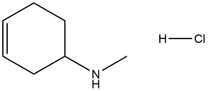 N-methylcyclohex-3-en-1-amine hydrochloride Struktur