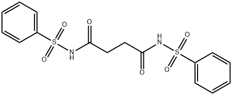 N1,N4-bis(phenylsulfonyl)-Butanediamide Struktur