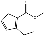 1,?3-?Cyclopentadiene-?1-?carboxylic acid, 2-?ethyl-?, methyl ester Struktur