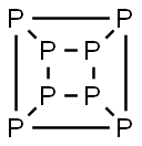 Octaphosphapentacyclo[4.2.0.02,5.03,8.04,7]octane Struktur