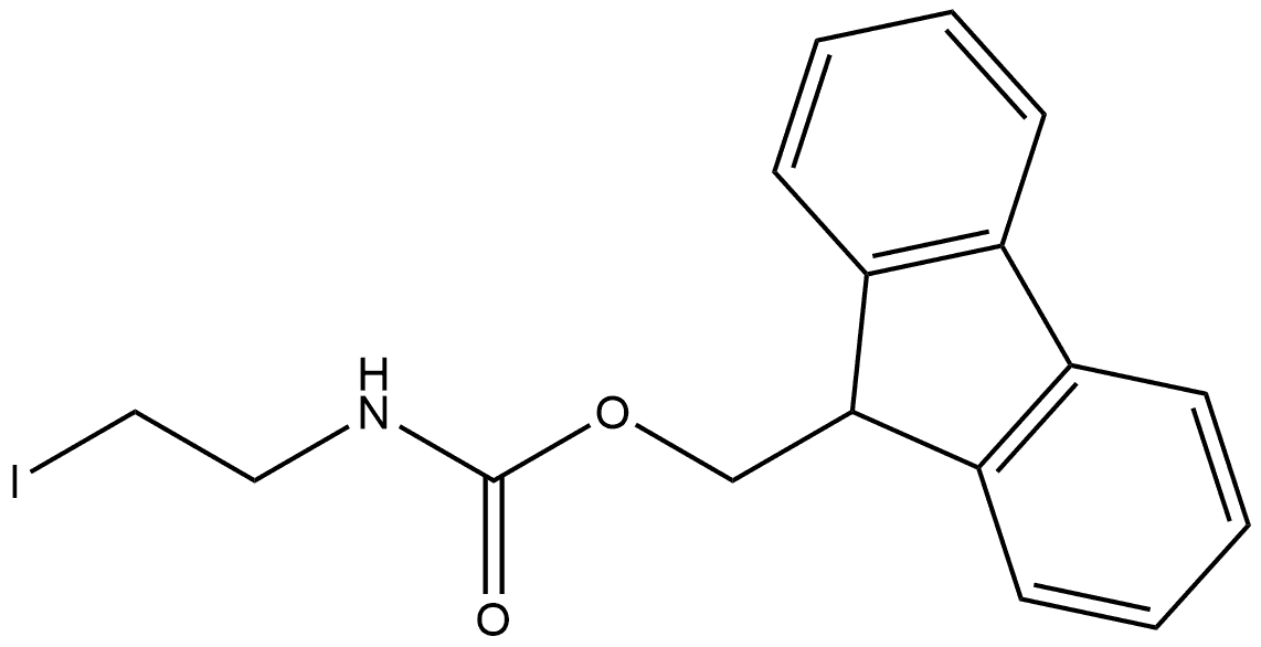 Carbamic acid, N-(2-iodoethyl)-, 9H-fluoren-9-ylmethyl ester Struktur