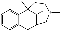 1,6-Methano-1H-4-benzazonine,2,3,4,5,6,7-hexahydro-1,4,12-trimethyl-(9CI) Struktur