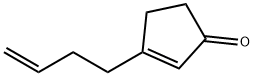 2-Cyclopenten-1-one, 3-(3-buten-1-yl)- Structure